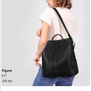 Women Genuine Leather Backpack